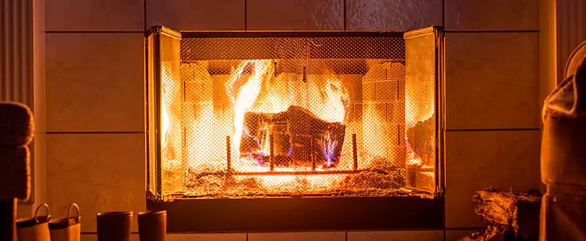 Mendota Hearth Landscape Fireplace Installation in Kearney, Nebraska