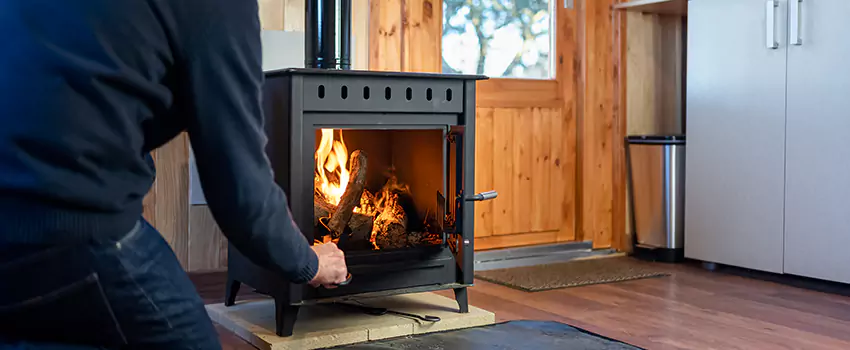 Open Hearth Wood Fireplace Installation in Kearney, NE