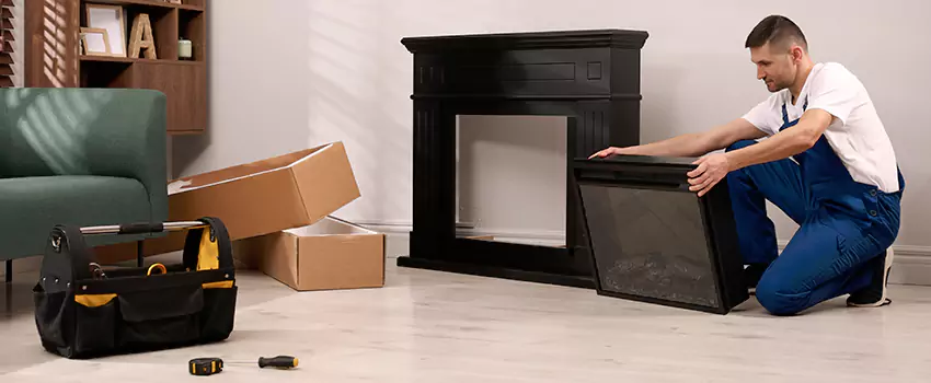 Old Rusted Metal Fireplace Repair And Replacement in Kearney, NE